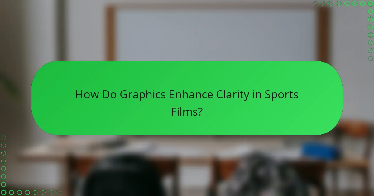 How Do Graphics Enhance Clarity in Sports Films?